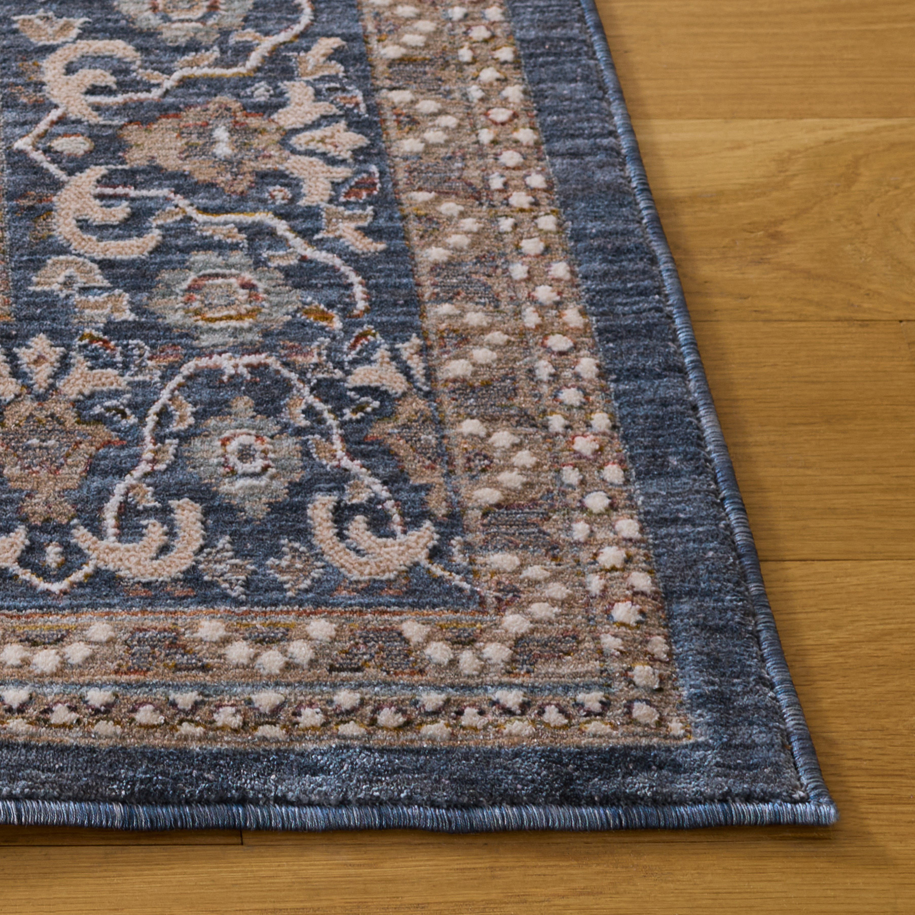 Safavieh Sutton Runner Rug, Navy Beige, 2’2” x 8’ - Image 4