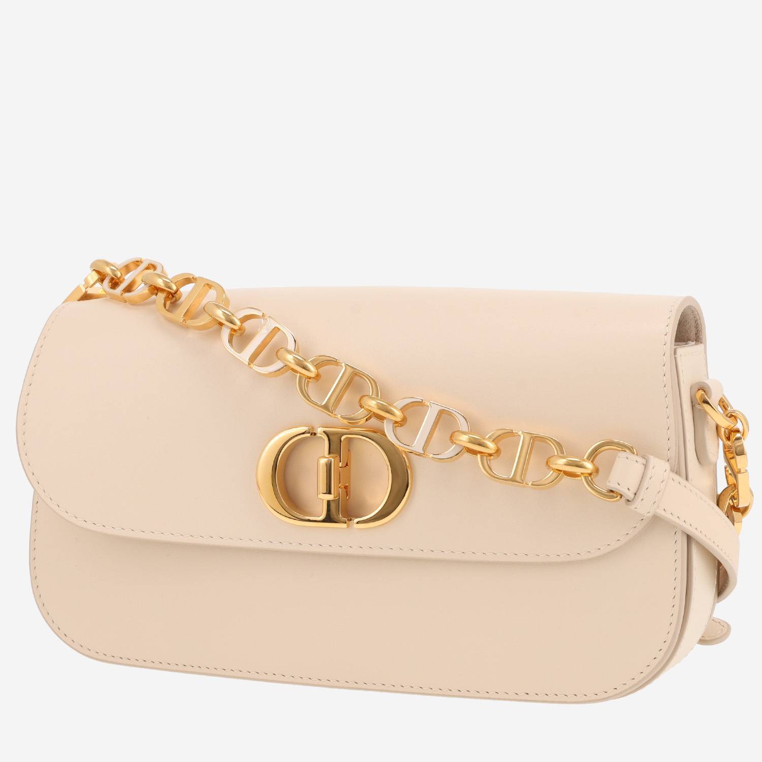 Dior 30 Montaigne Avenue shoulder bag in beige leather1:1High-quality replica
