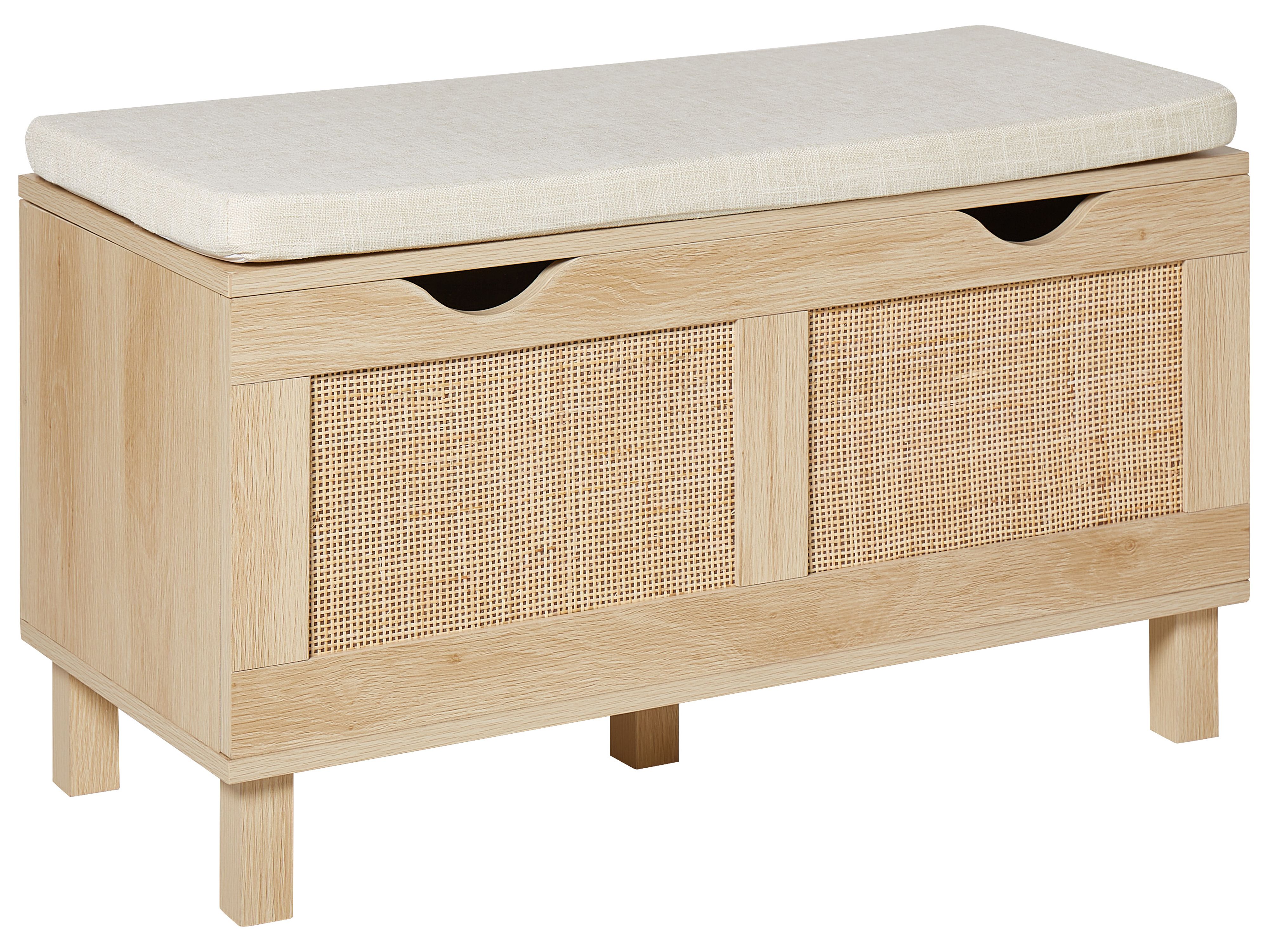 Shoe Bench WASHINGTON Light Brown