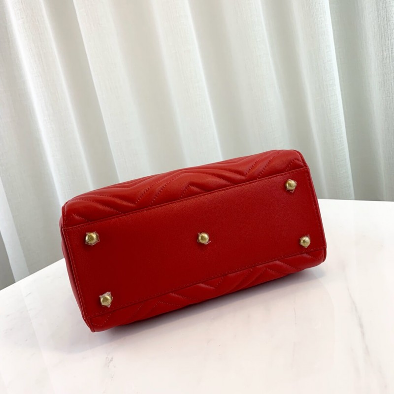 Replica Gucci Gg Marmont Small Matelasse Top Handle Bag 4480541:1High-quality replica