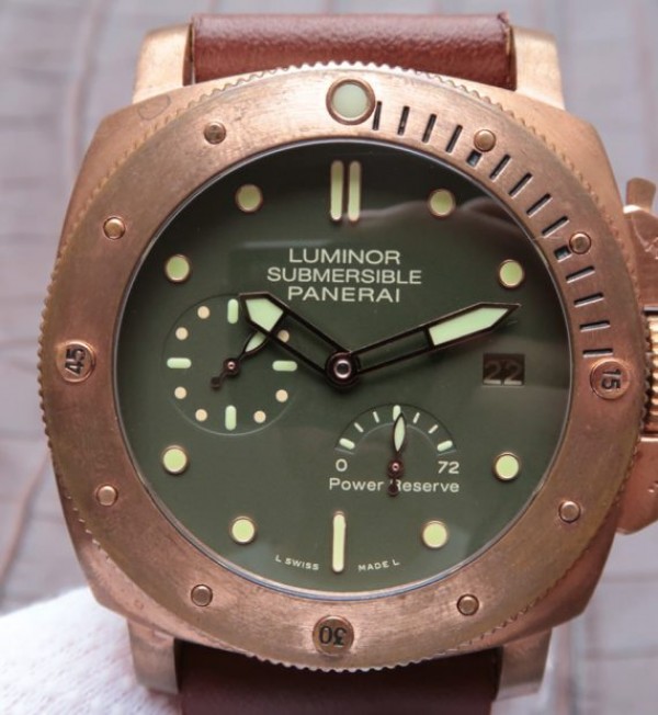 Replica Panerai XF PAM507 Bronzo Luminor Submersible Leather Strap A23J - Top club