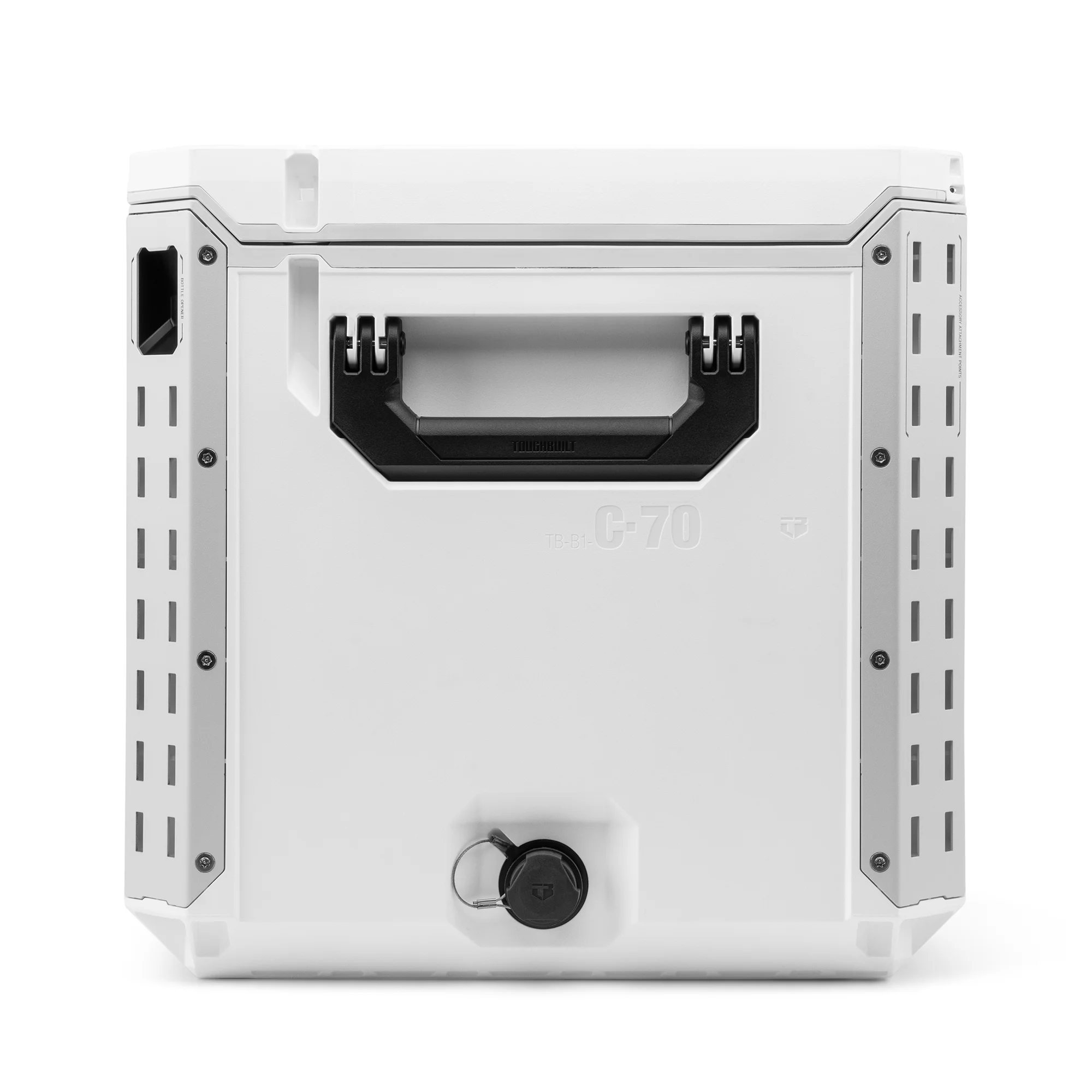 ToughBuilt StackTech Compact Cooler, Stackable 16 Quart Hard Shell Ice Chest, White - Image 14