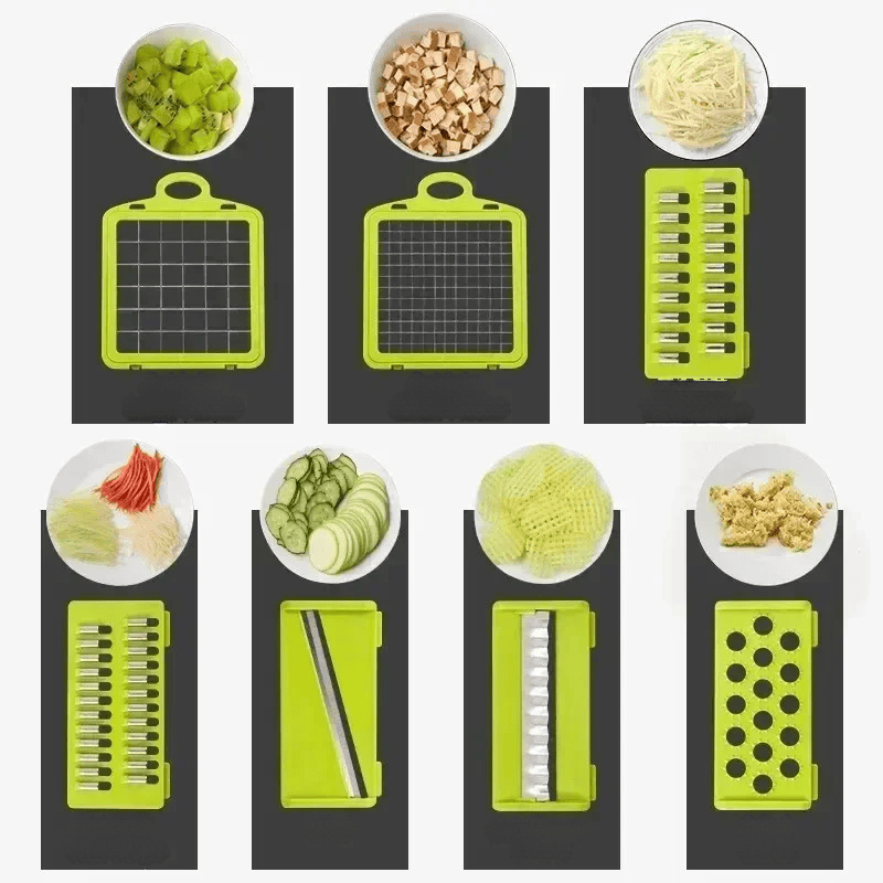 ChopMaster | 14/16-in-1 Multifunctionele Groentesnijder
