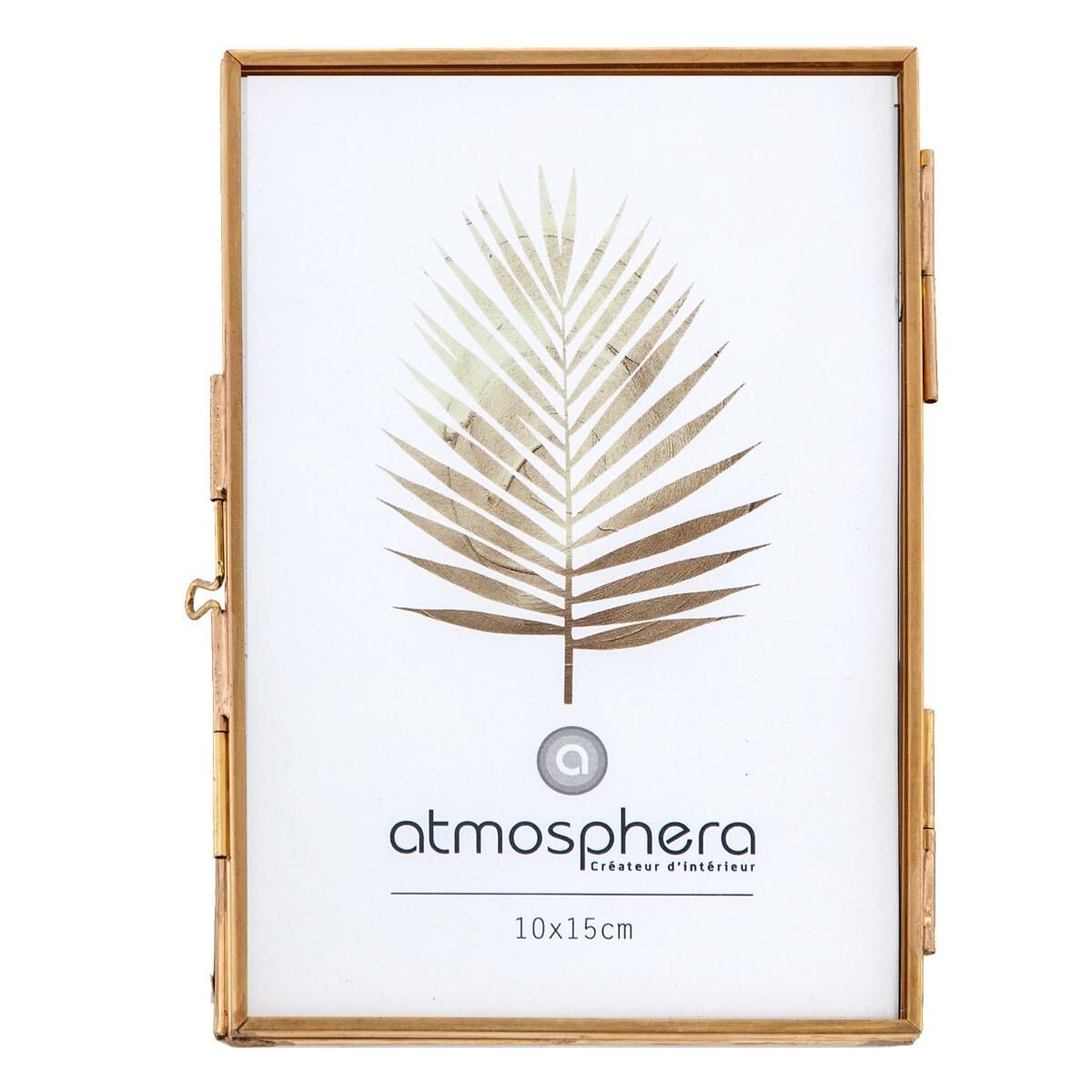 Photo frame"Apolline" Gilt metal, 10x15 cm