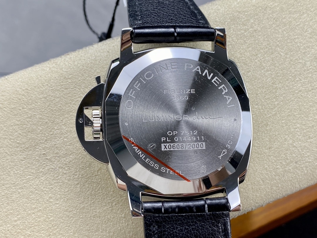 Panerai Replica Watch Luminor Due Steel 42mm Black Dial PAM01250 VSF(1:1 replica) - Elite Watch Atelier