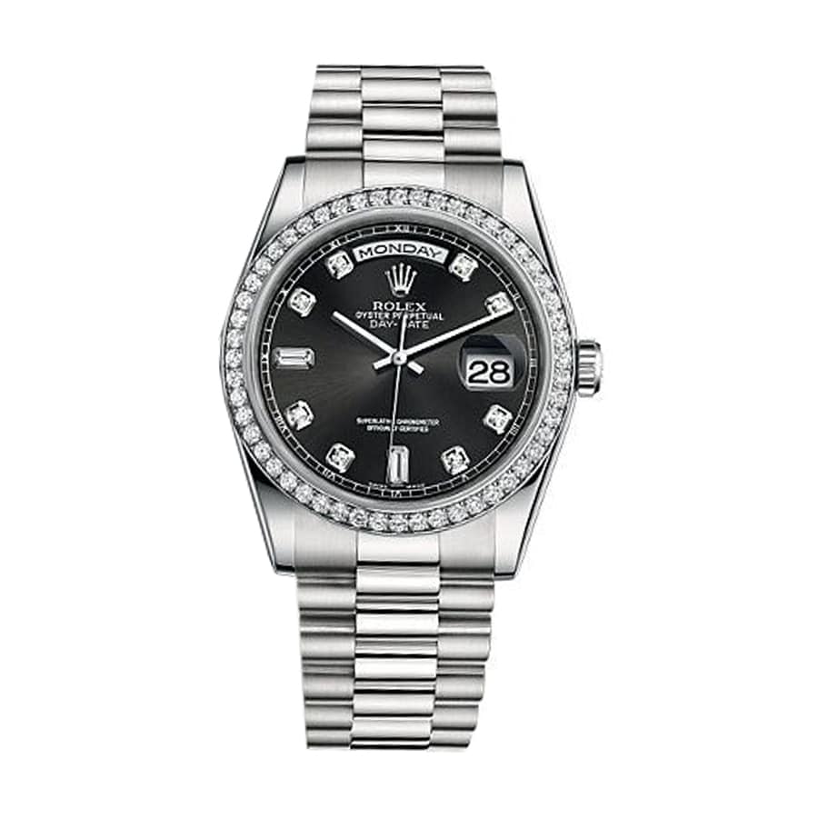 Rolex Day-Date White Diamond Replica - Top club