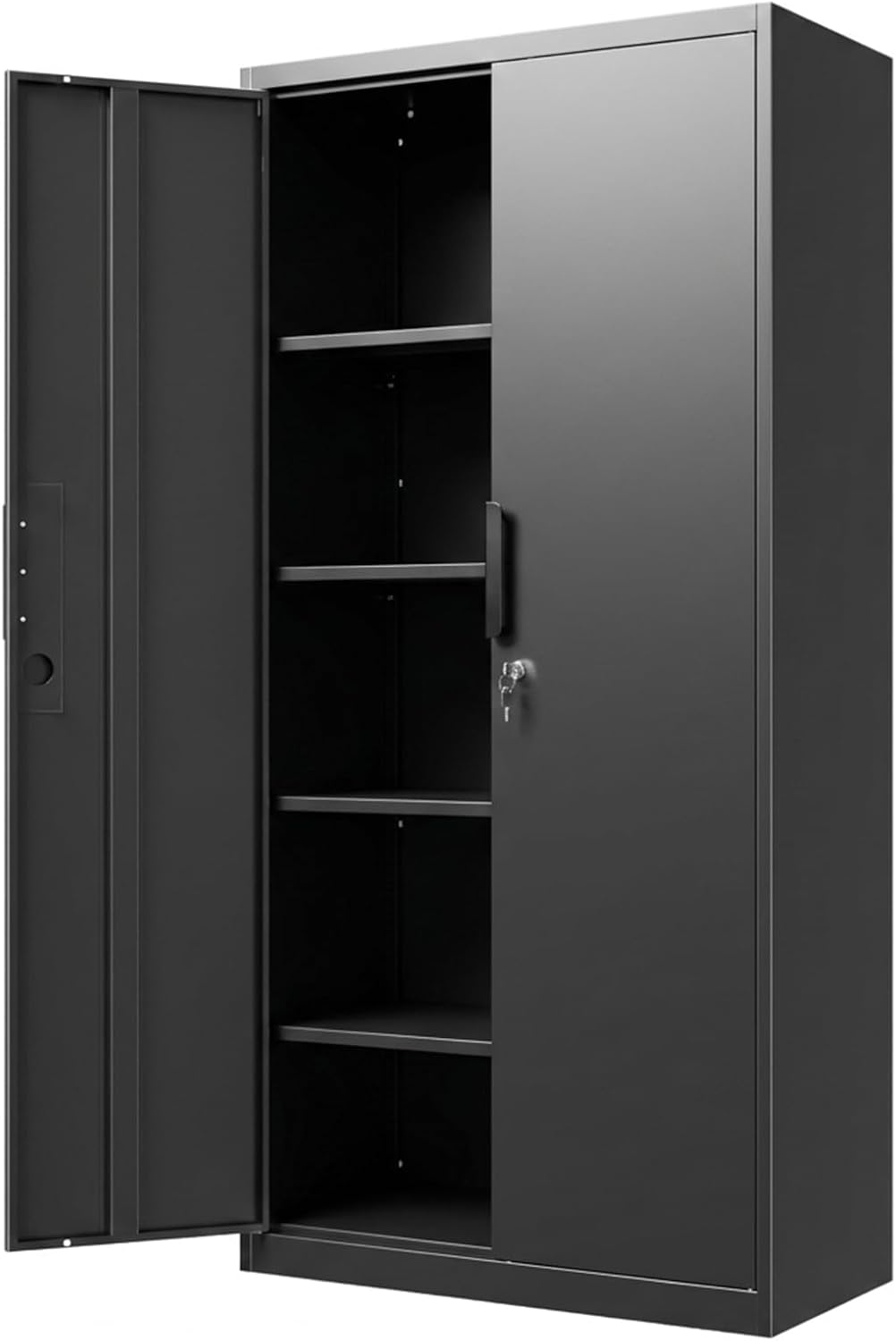 Metal Garage Storage Cabinet with Lock, 71