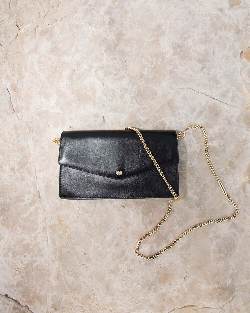 SAC CUIR KATY - Petit sac en cuir noir