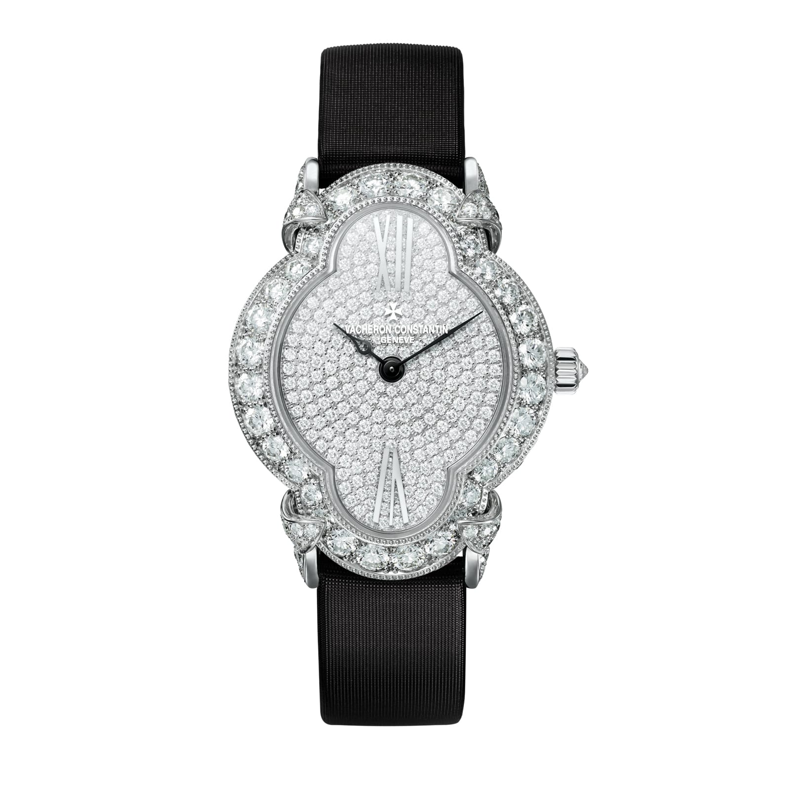 Replica Watches Fake Vacheron Constantin Heures Creatives Heure Romantique 36.2 X 26.5 MM WHITE GOLD(1:1 replica) - Top club