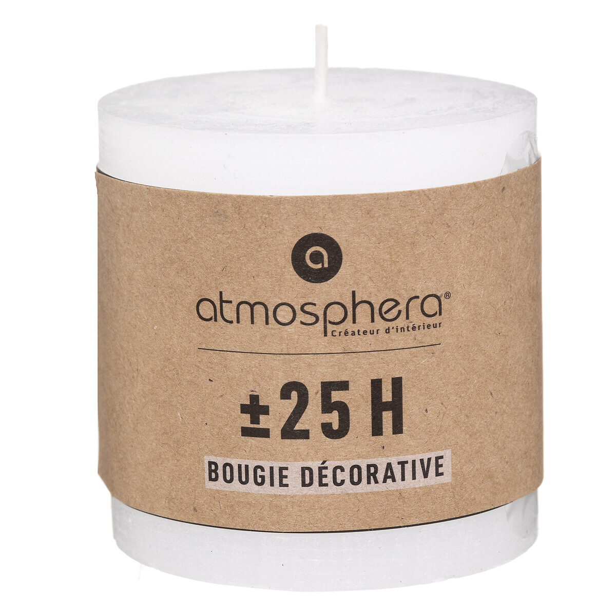 Rustic candle White, 220g