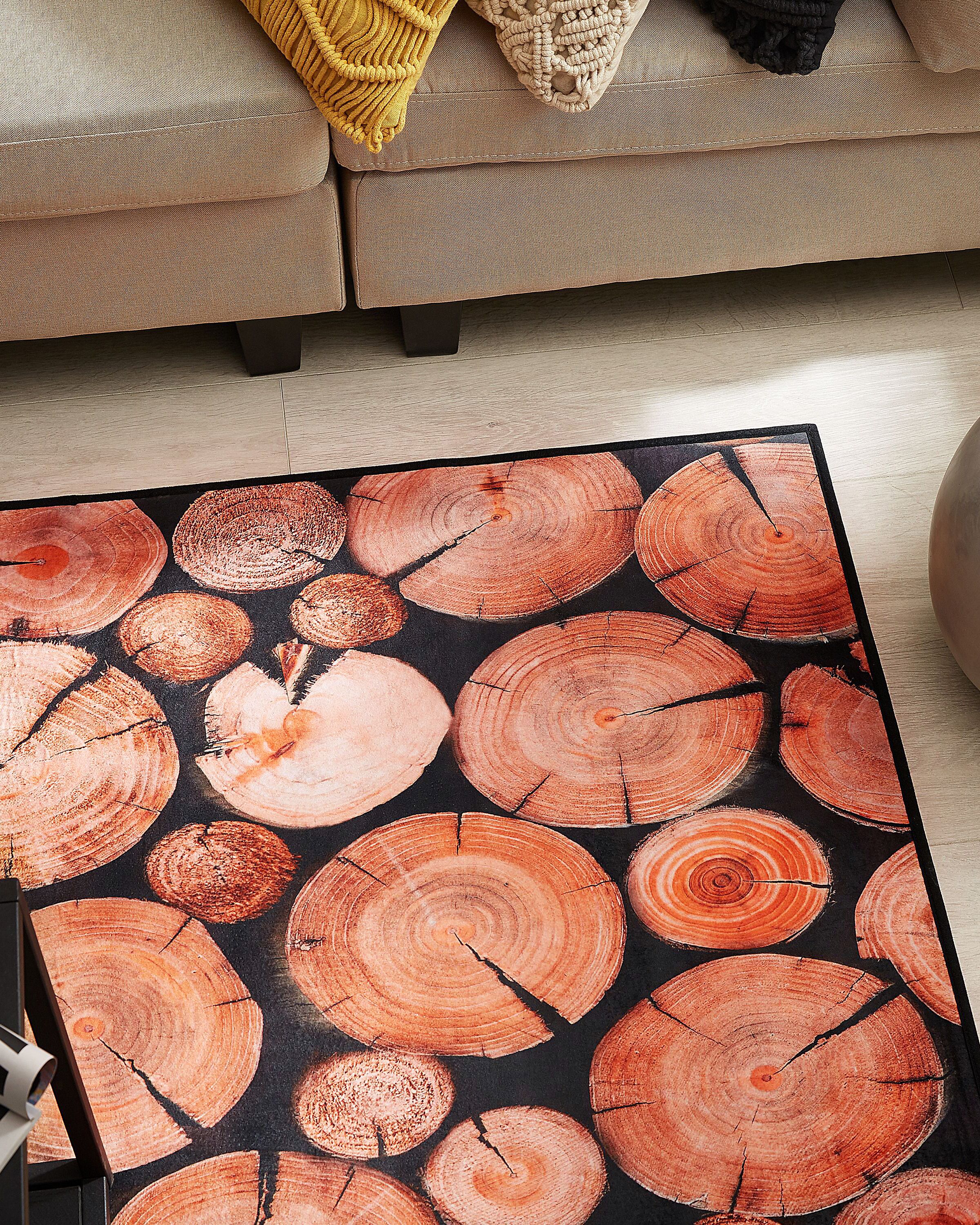 Rug KARDERE Brown 80 x 150 cm