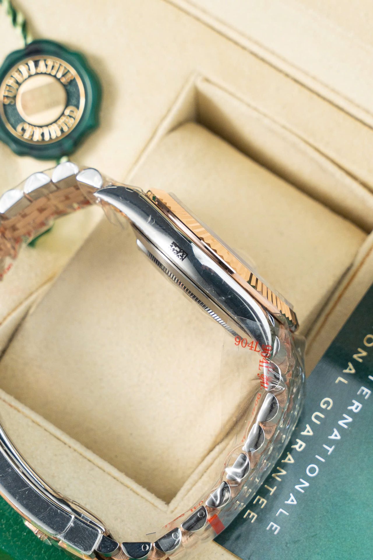Rolex Copies Watch DateJust 126331 Dial Sundust Custom Gold Wrapped GM Factory 41mm - Top club