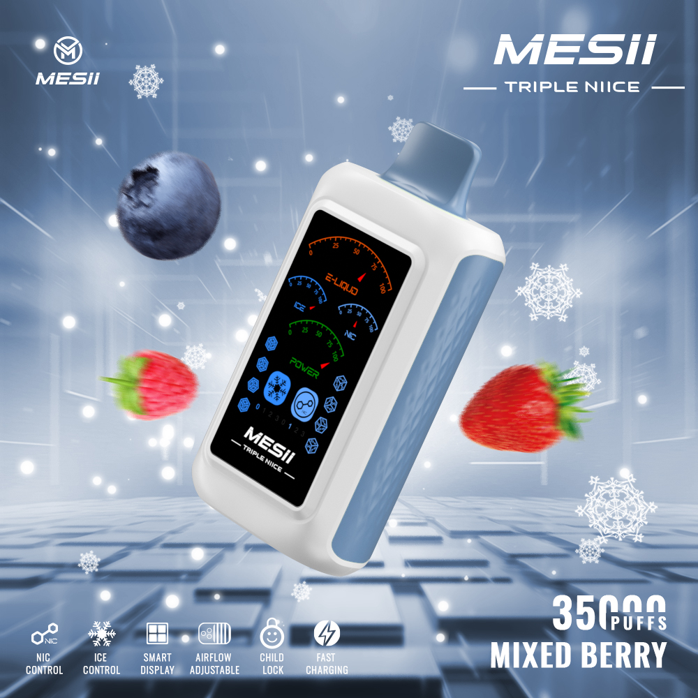 Mesii Triple NIICE 35000 Puffs Adjustable Freezing Point Nicotine