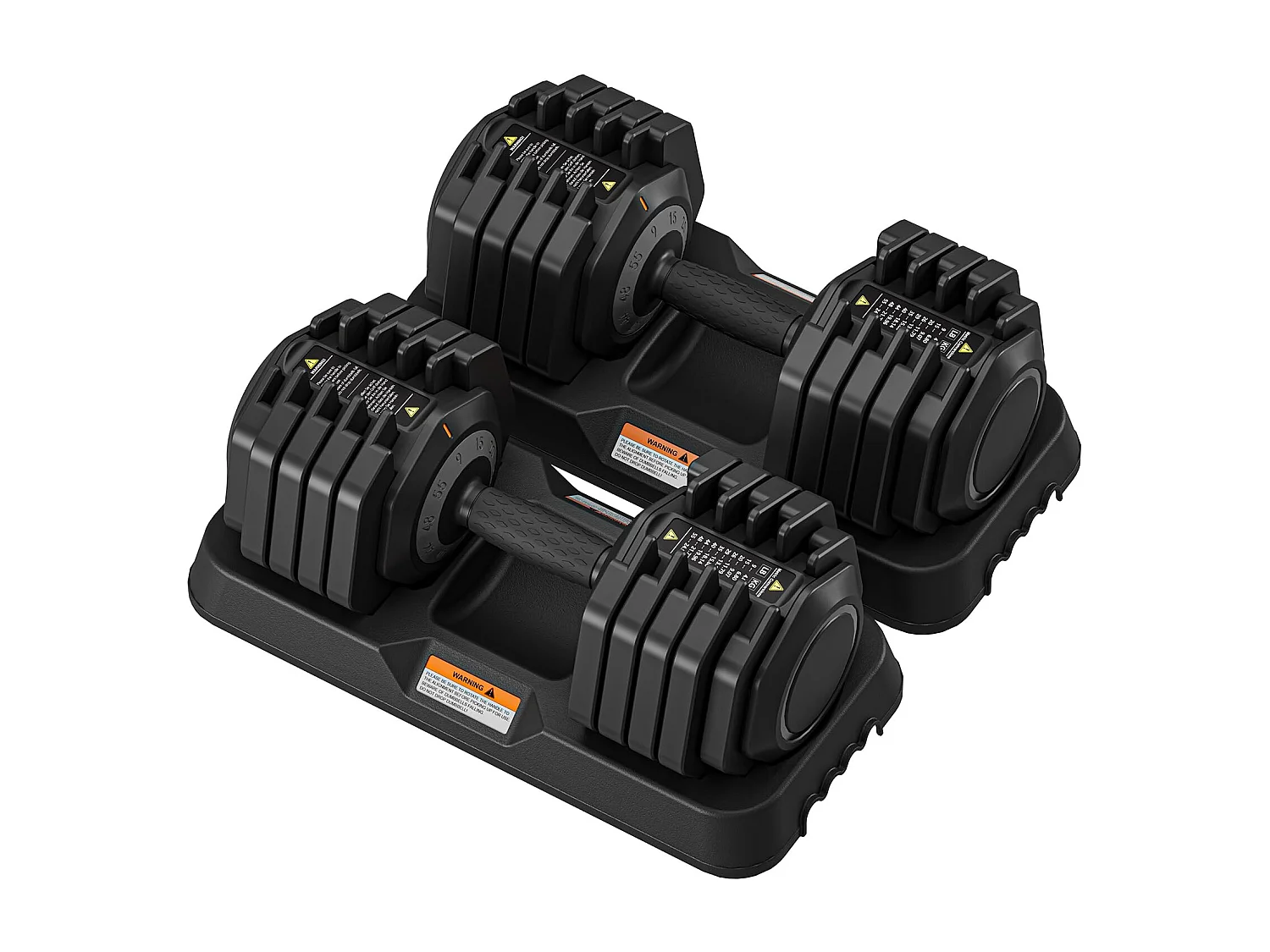 Haltères réglables 2-24,5 kg, 5/10 en 1 avec base de rangement, pour musculation, haltérophilie, entraînement maison et salle de sport
