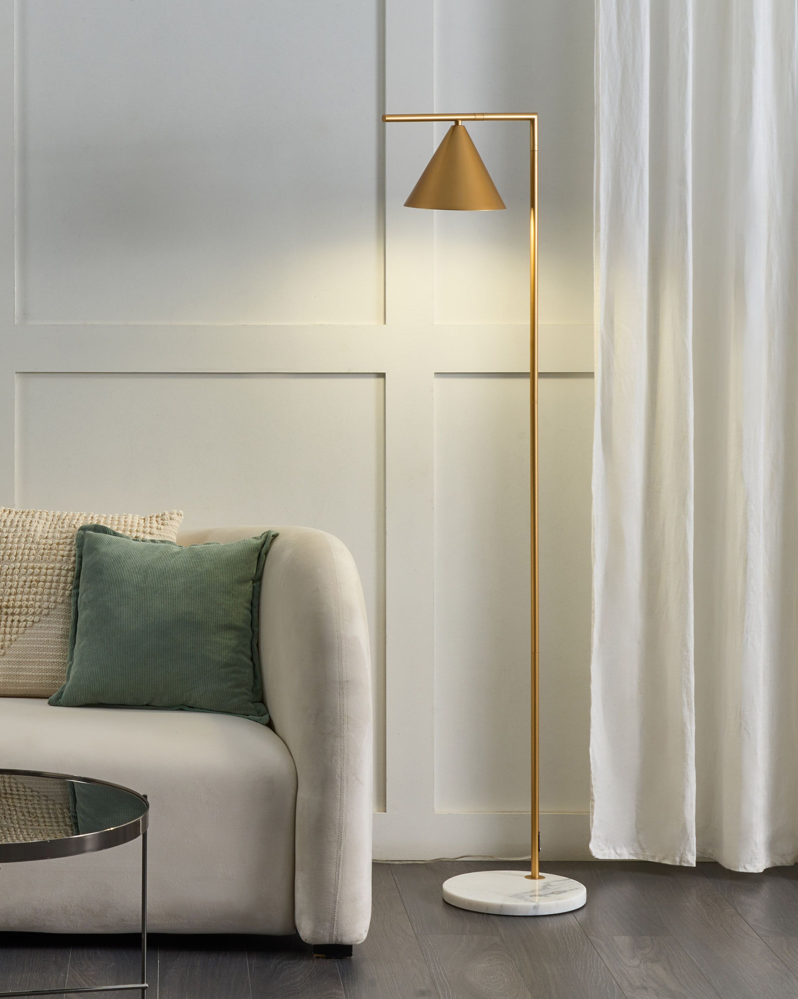 Floor Lamp MOCAL Metal Gold