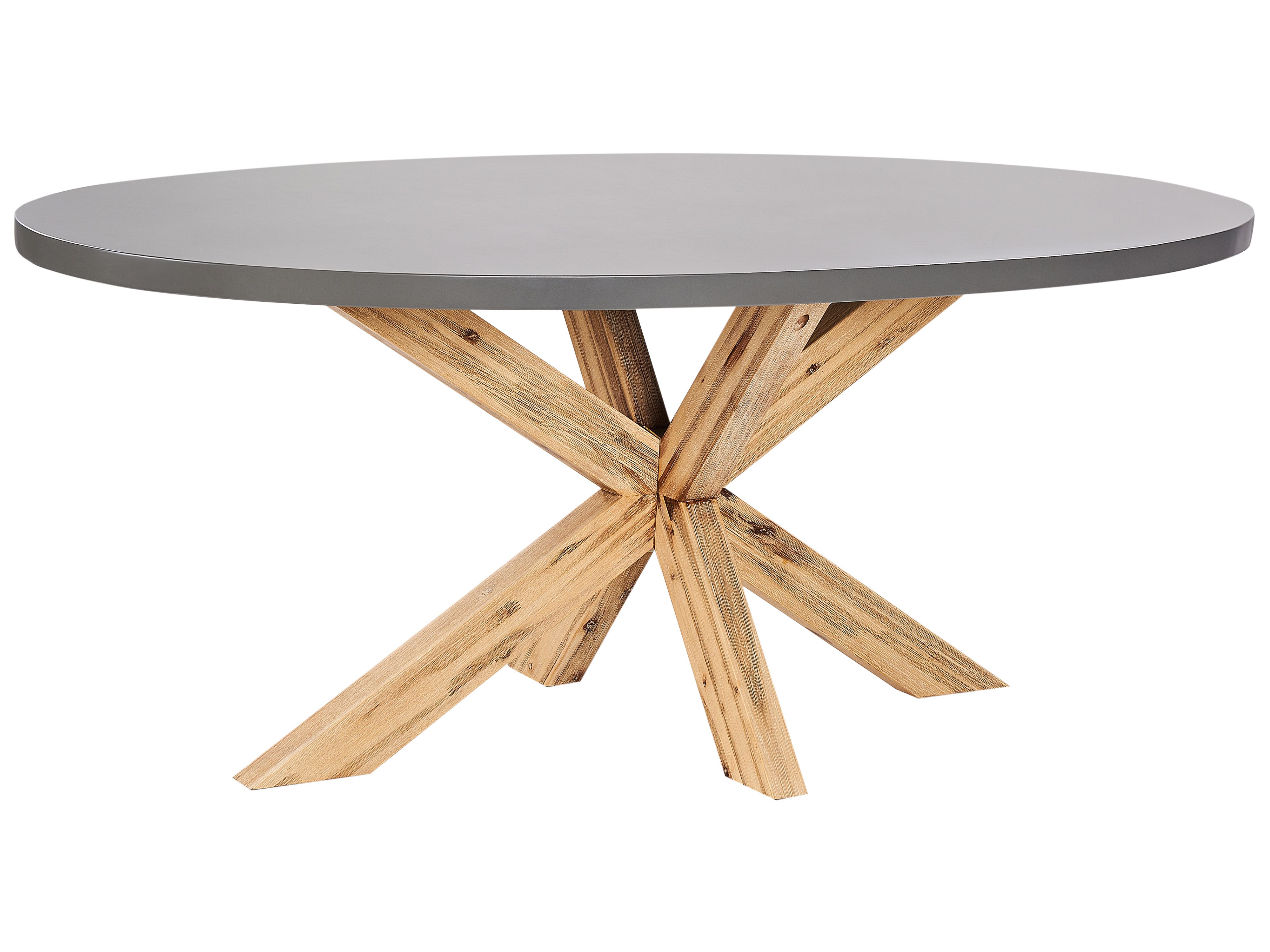 Garden Dining Table ORISTANO 190 cm 100 cm Concrete Grey