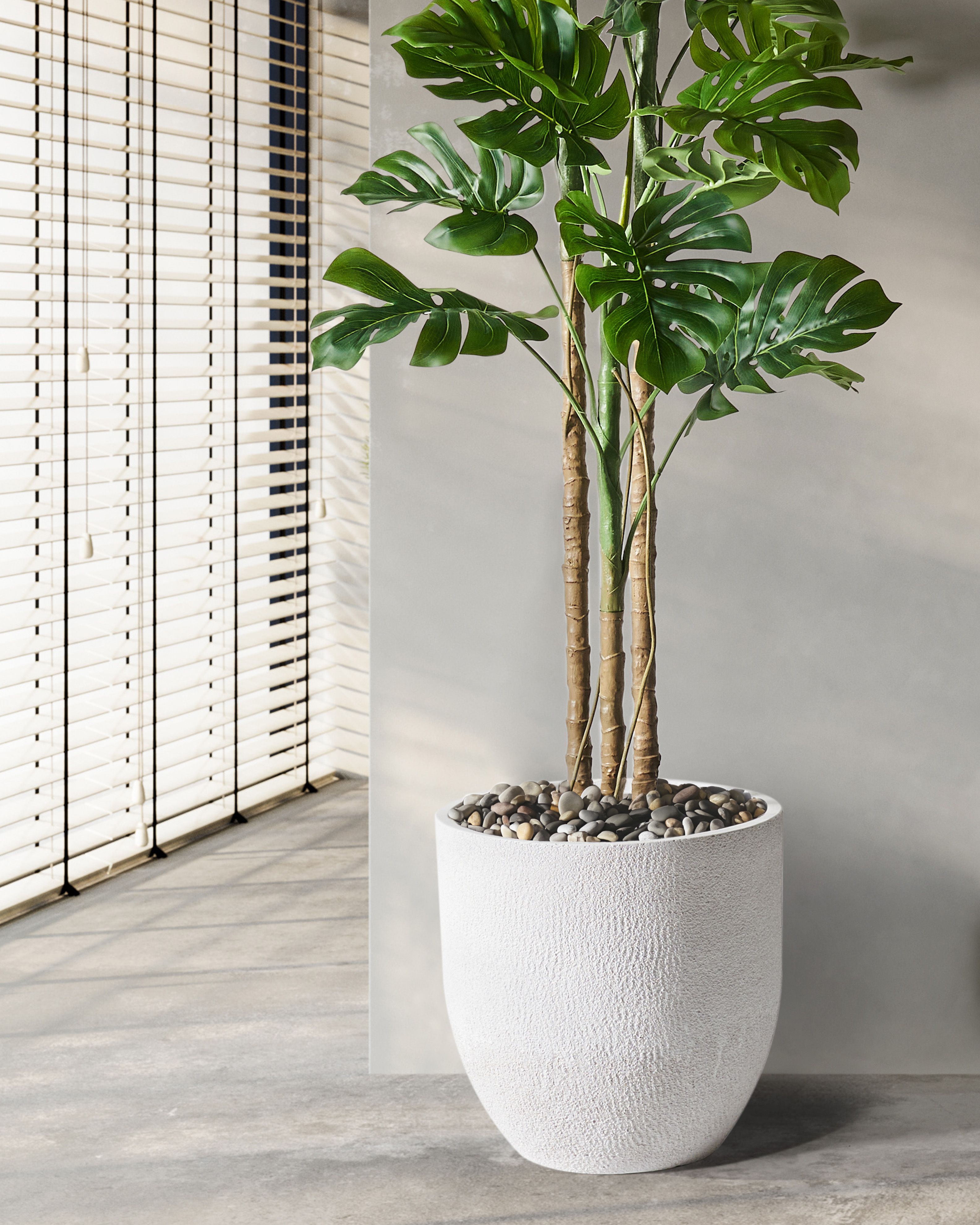 Plant Pot KANNIA 46 cm White