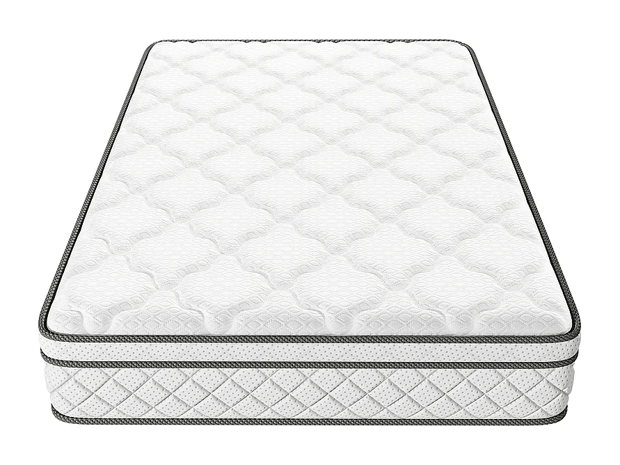 Matelas 140x200cm - Épaisseur 26cm - avec ressorts ensachés - Multicouches Extra Confort 7 Zones - Hypoallergénique