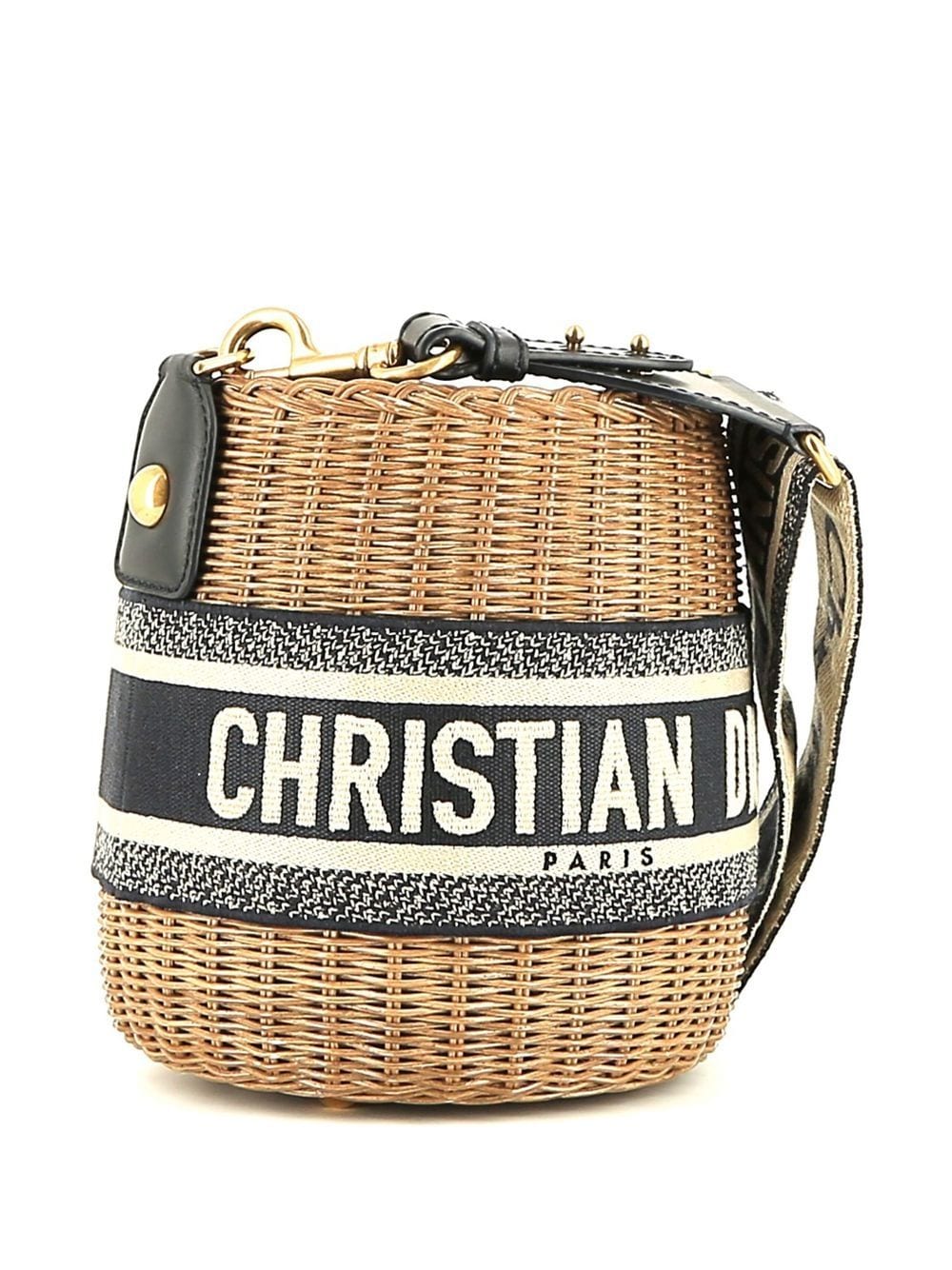Dior Wicker Bucket Shoulder Bag Beige For Women 7.9in / 20cm1:1High-quality replica