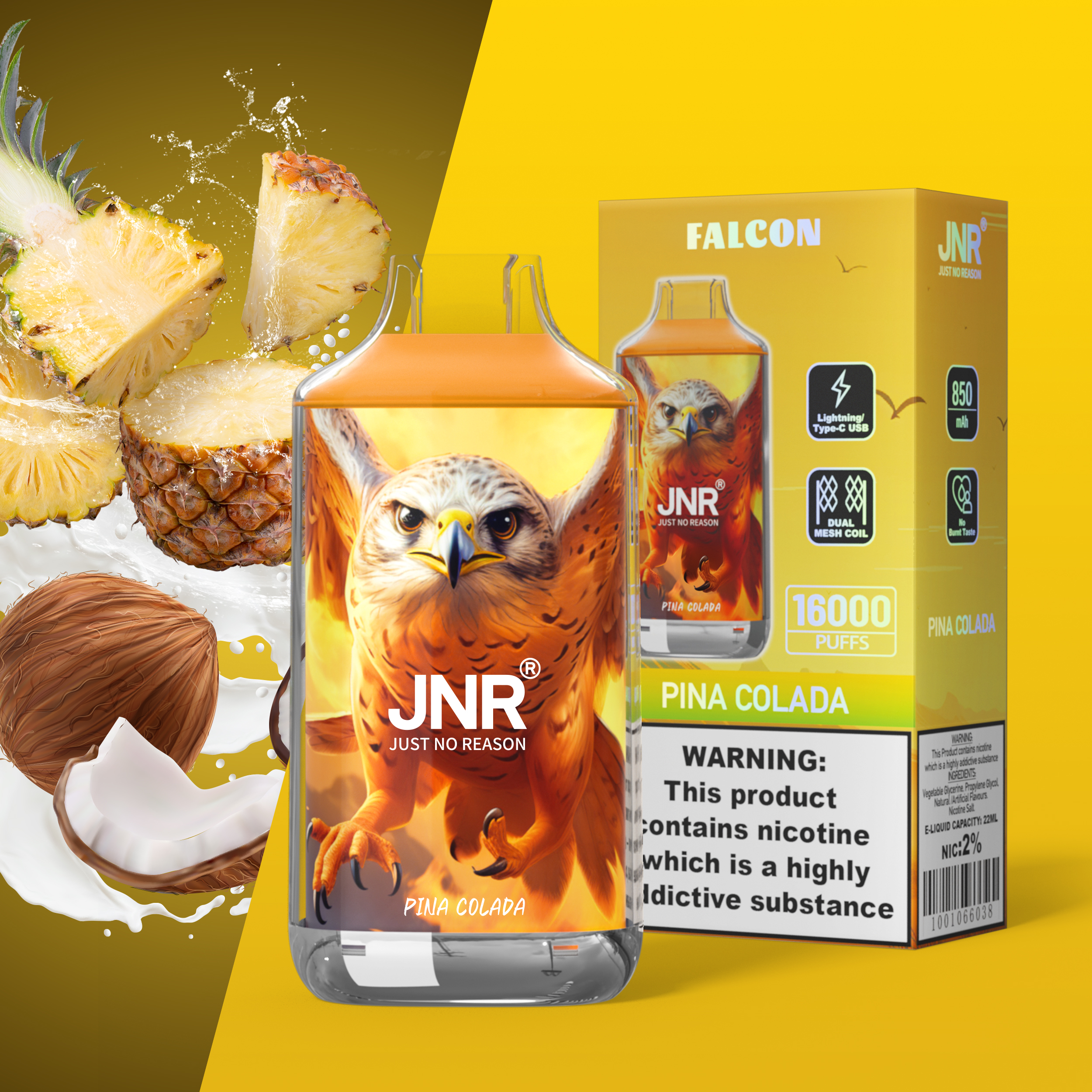JNR Falcon 16000 Puffs