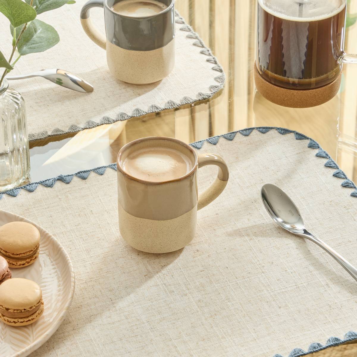 Mug "Kate" 200 ml, earthenware, Beige