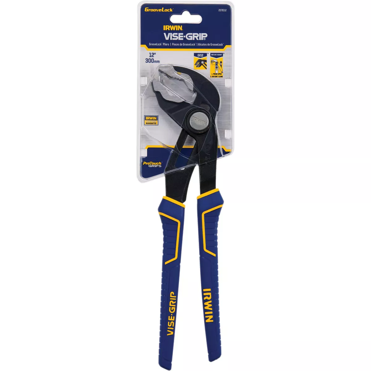 Irwin Vise-Grip 12 In. V-Jaw GrooveLock Groove Joint Pliers