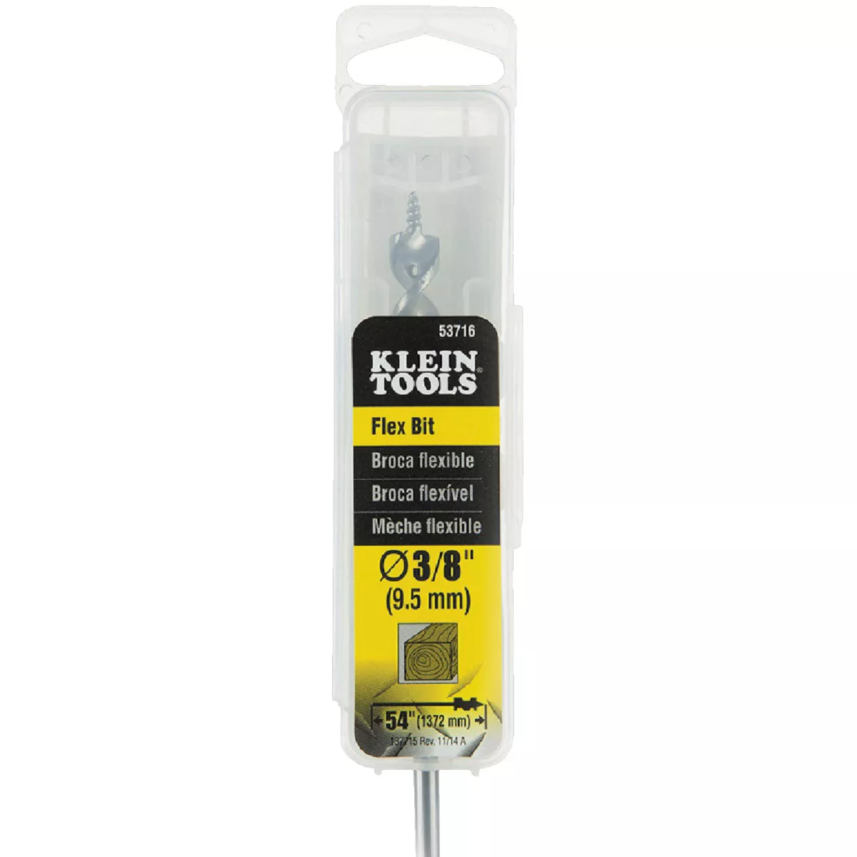Klein 3/8 In. x 54 In. Flex Bit Auger