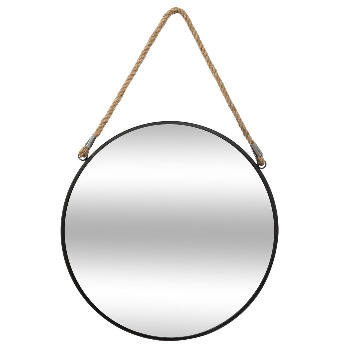 Mirror"Eden" Black, D.55 cm