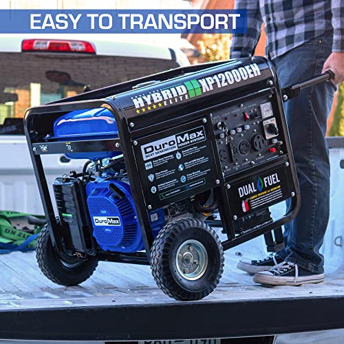 DuroMax Dual Fuel Generator 12,000W Gas/Propane, 457cc 4-Stroke - XP12000EH - Image 8 DuroMax Dual Fuel Generator 12,000W Gas/Propane, 457cc 4-Stroke - XP12000EH - Image 8