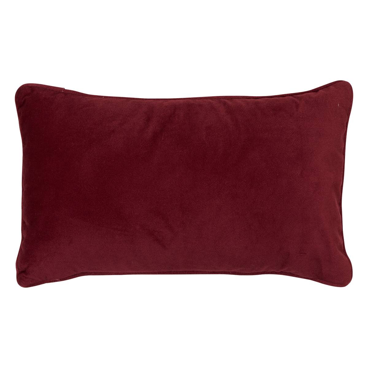 Cushion "Lilou Garnet Red, 50x30 cm