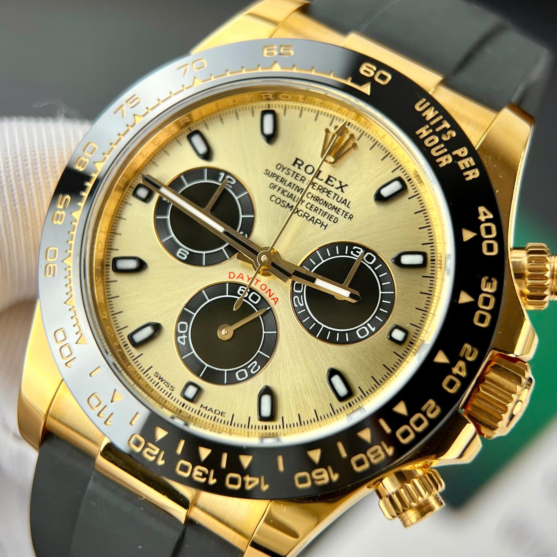 Rolex Daytona Best Replica Watch Gold Wrapped Custom 40mm - Top club