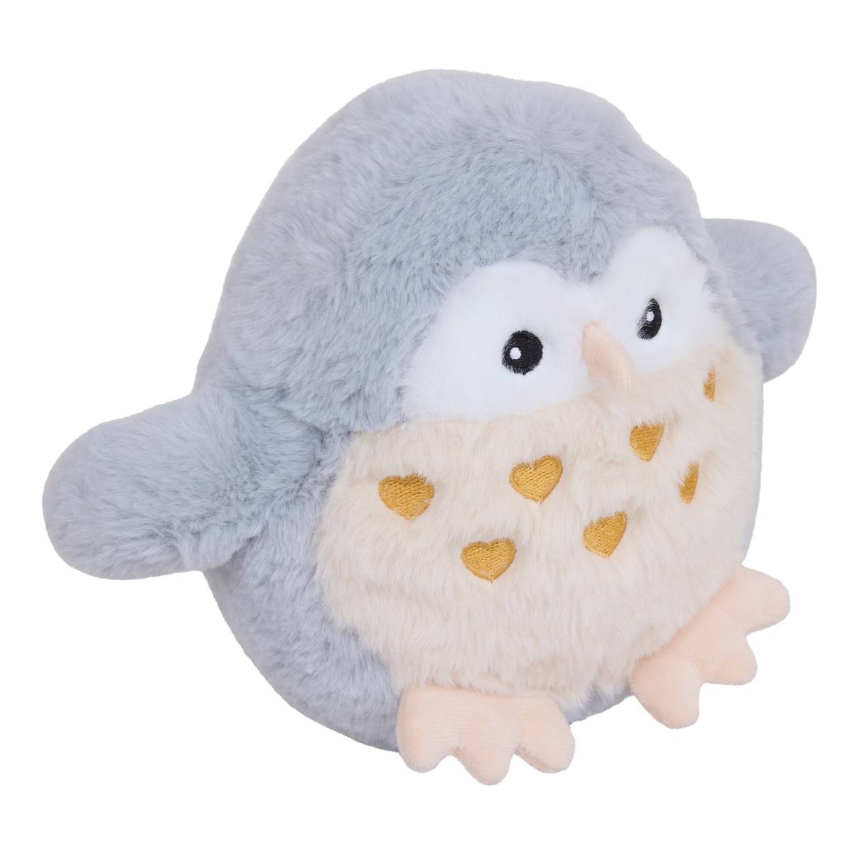 Children's Plush Owl "Frost" H.20 cm, Multicolor