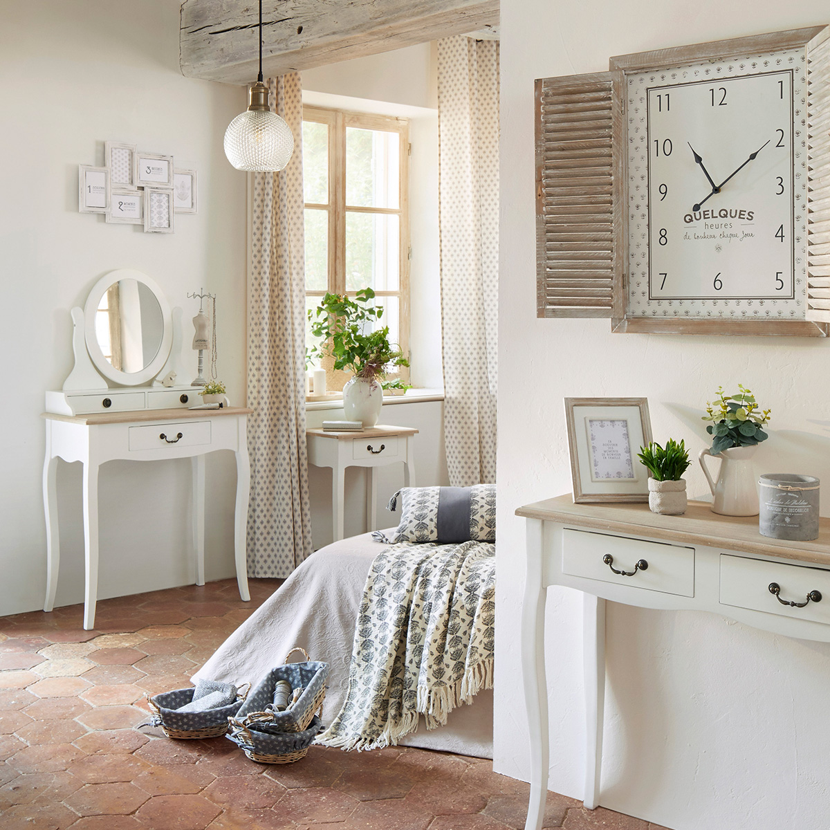 Artificial plant Cement pot, H.14 cm