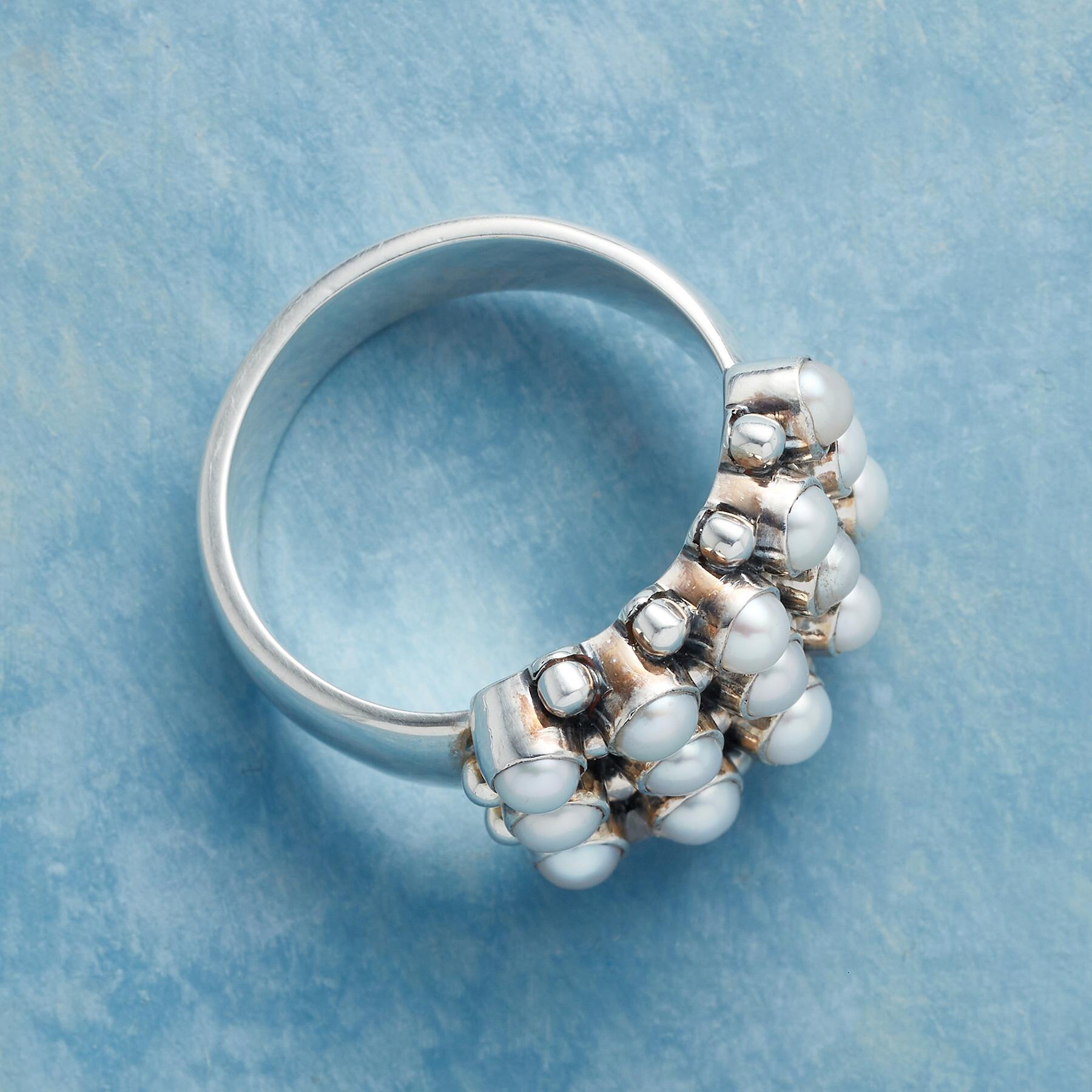 All In A Row Pearl Ring - Sundance Clothing