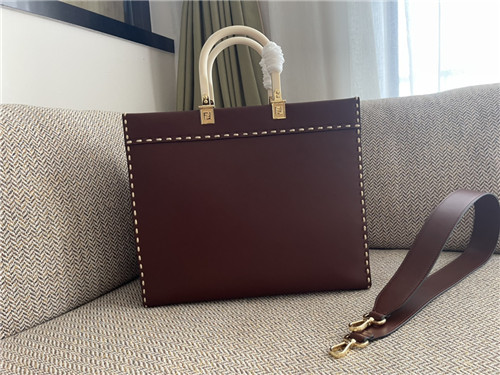 fendi sunshine tote medium brown - Replicaclubs