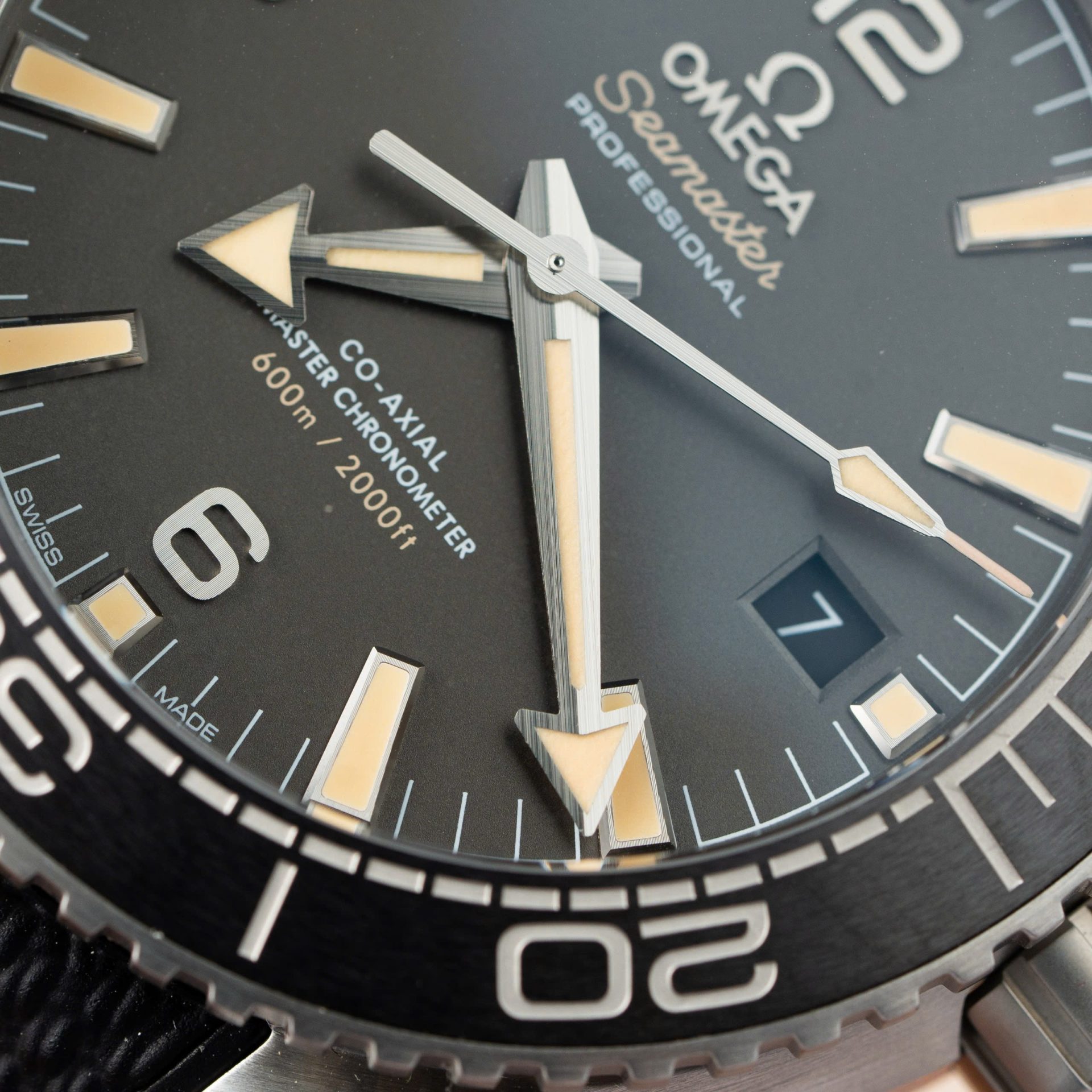Omega Replica Watch Seamaster Planet Ocean Black Dial Rubber Strap Factory VS 43.5mm - Top club