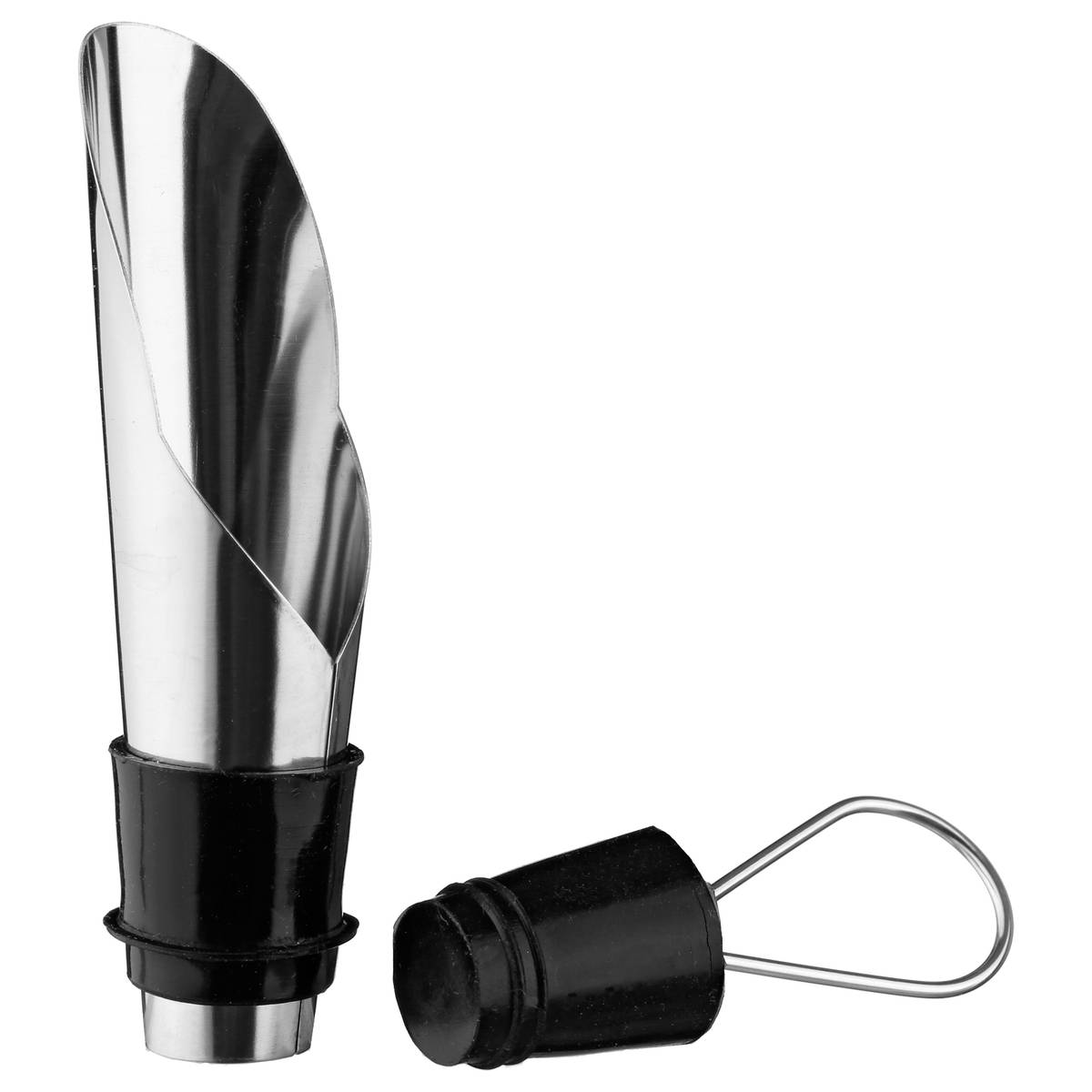 "Vin" wine pourer Silver
