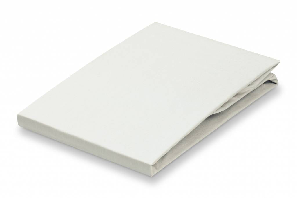 Satin Soft Hoeslaken Natural   180 x 200 cm   Ivoor   Satijnkatoen