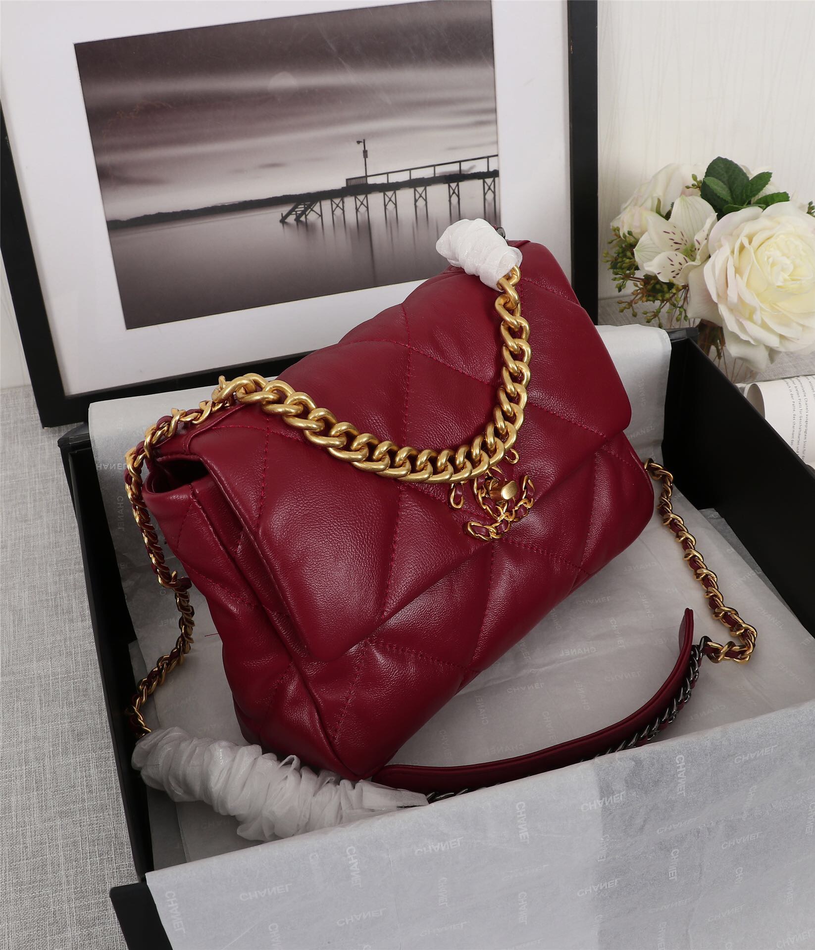 Chanel 19 Handbag1:1High-quality replica