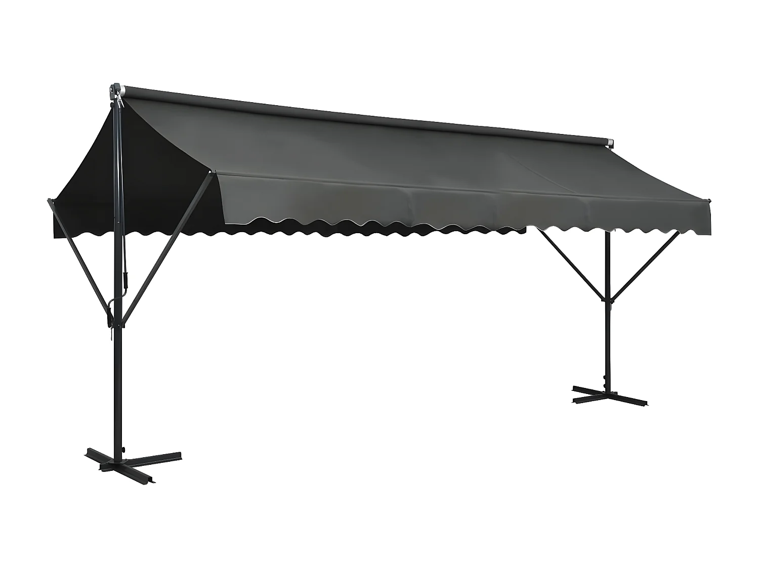 Auvent sur pied 500 x 300 cm Anthracite