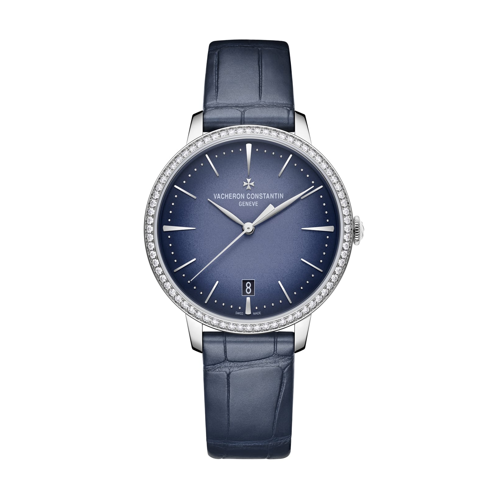 Replica Watches Fake Vacheron Constantin Patrimony self-winding 36.5 MM WHITE GOLD(1:1 replica) - Elite Watch Atelier