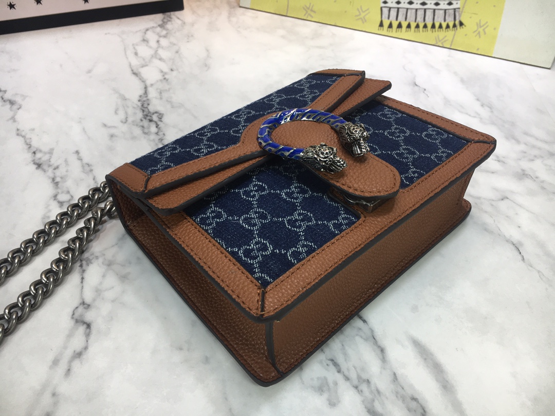Replica Gucci Blue Dionysus Mini Bag1:1High-quality replica