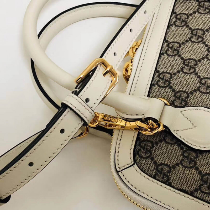 Replica Gucci 1955 Horsebit Gg Supreme Small Top Handle Bag 6212201:1High-quality replica