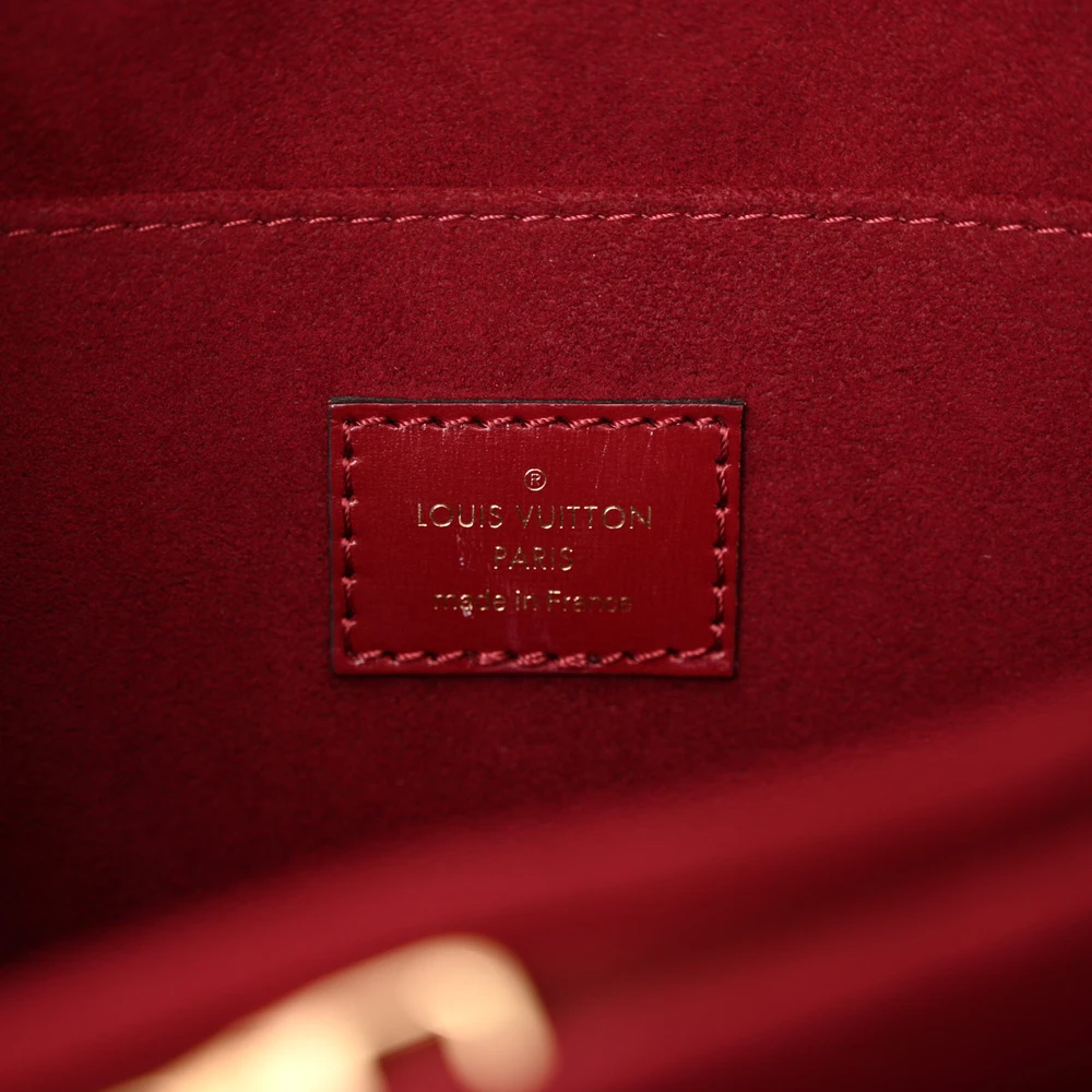 Louis Vuitton Cherry Berry Smooth Calfskin Leather Dauphine MM Brass Hardware Replica