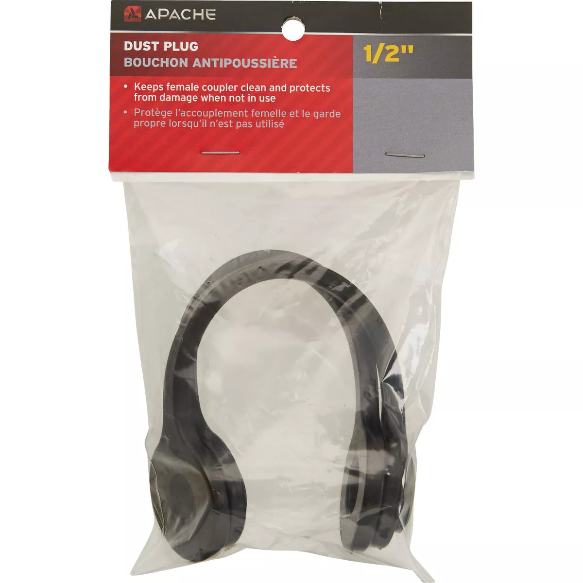 Apache 1/2 In. Rubber Female Hydraulic Dust Cap (2-Pack)