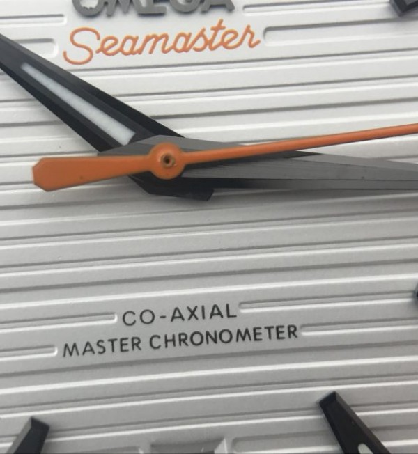 Replica Omega XF Aqua Terra Master White Textured Dial Orange Hands Leather A8900 - Top club