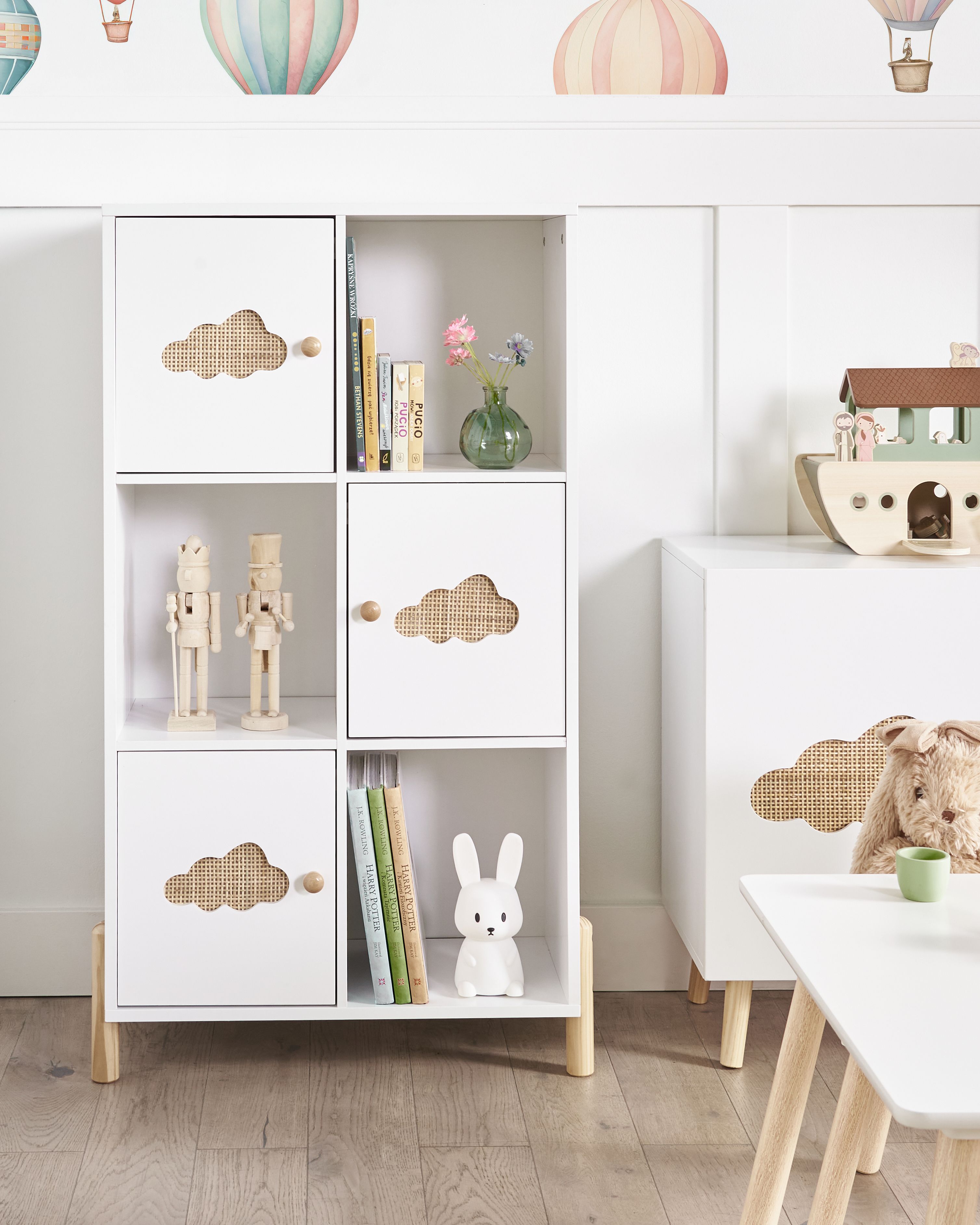 Shelving Unit CLOUDY 111 cm White