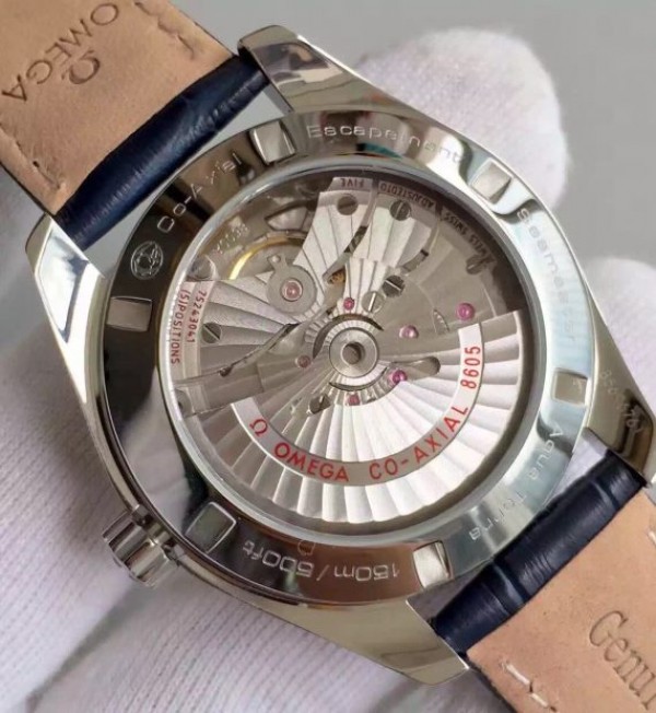 Replica Omega Seamaster CO-AXIAL 150M GoodPlanet SS GMT White Dial Leather A8605 - Top club
