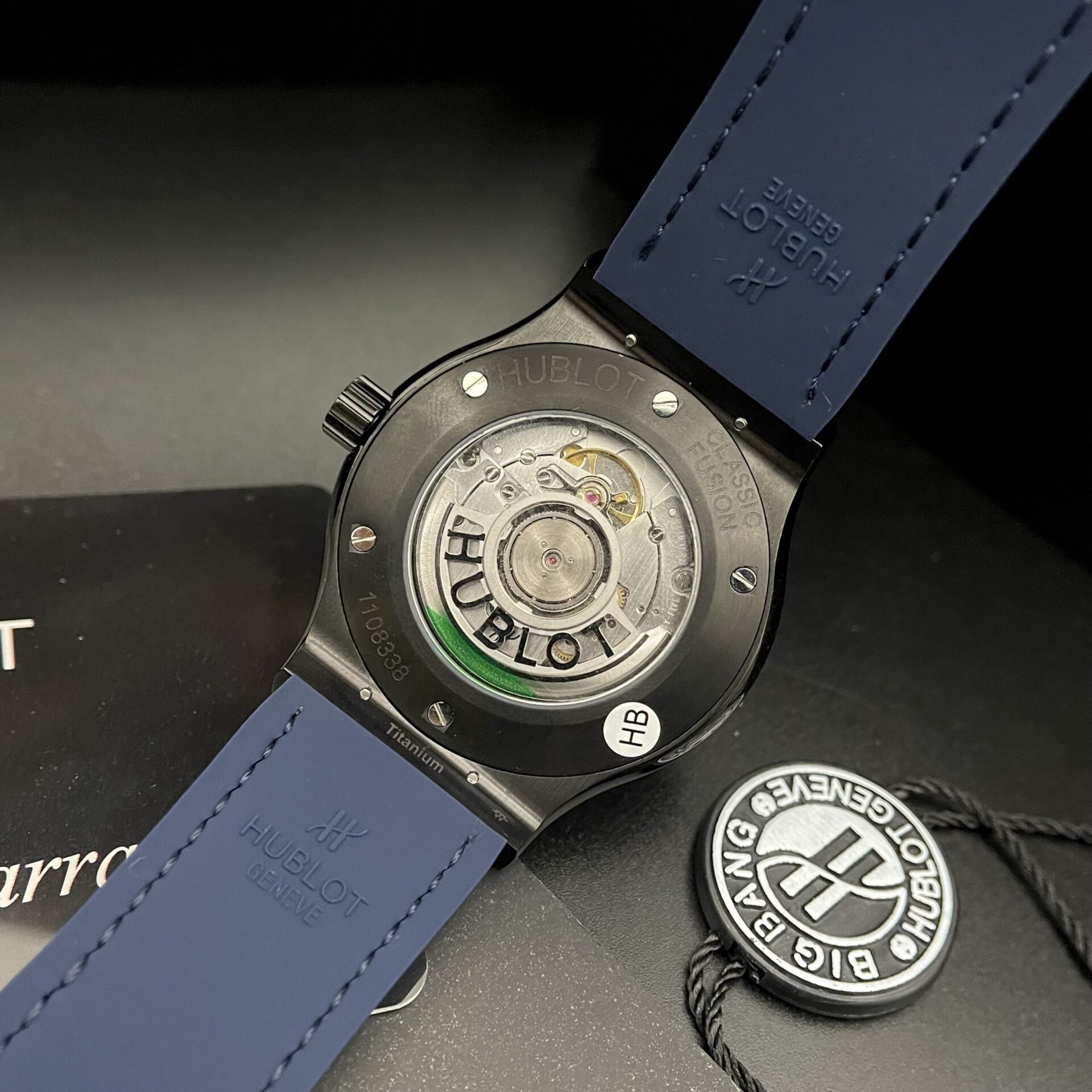 Hublot Replica 1:1 Watch Classic Fusion Blue Dial Black Case HB Factory 42mm - Top club
