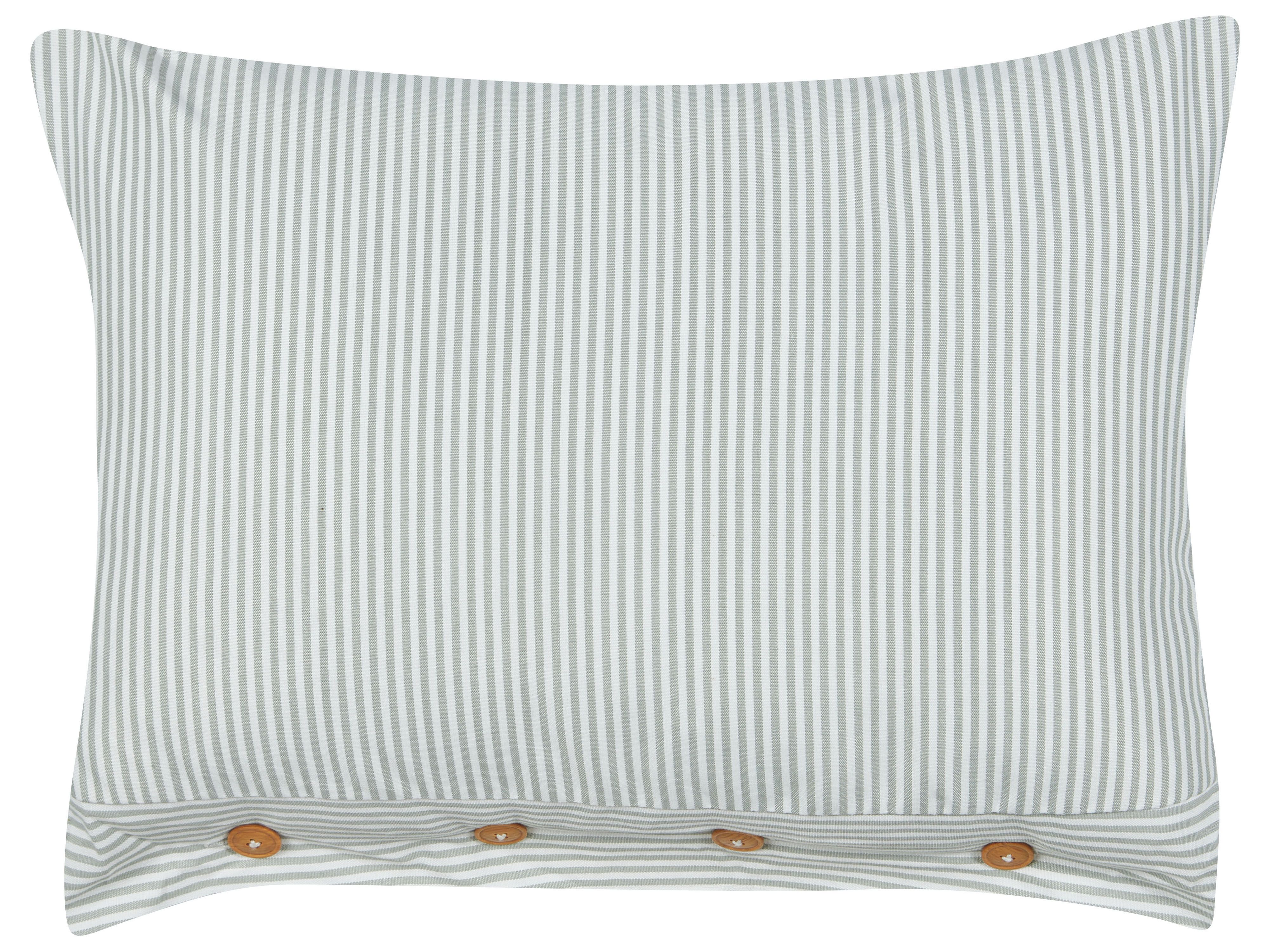 Throw Cushion SEBRINE 40 x 60 cm Mint Green Striped